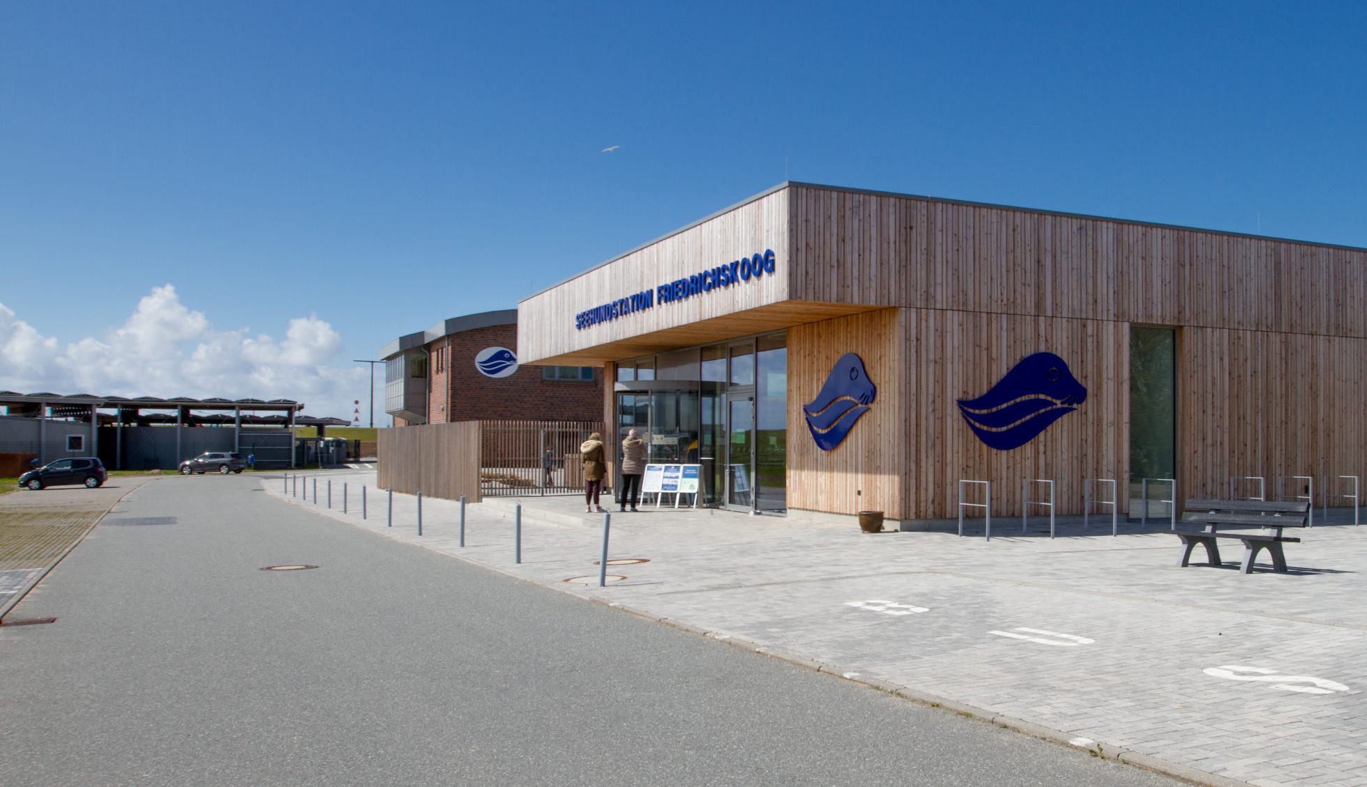 Blick auf den Eingangsbereich der Seehundstation